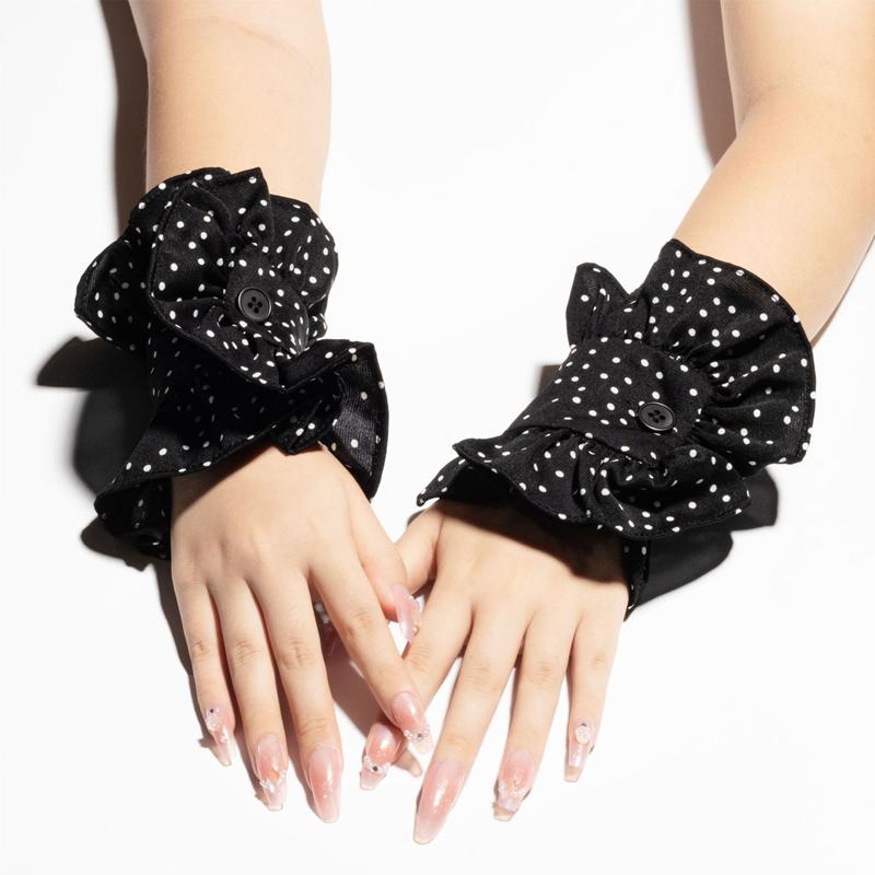 

Элегантные белые расклешенные рукава для свадьбы, съемные манжеты для запястий, романтичные ленты, тканевые декоративные накладные рукава