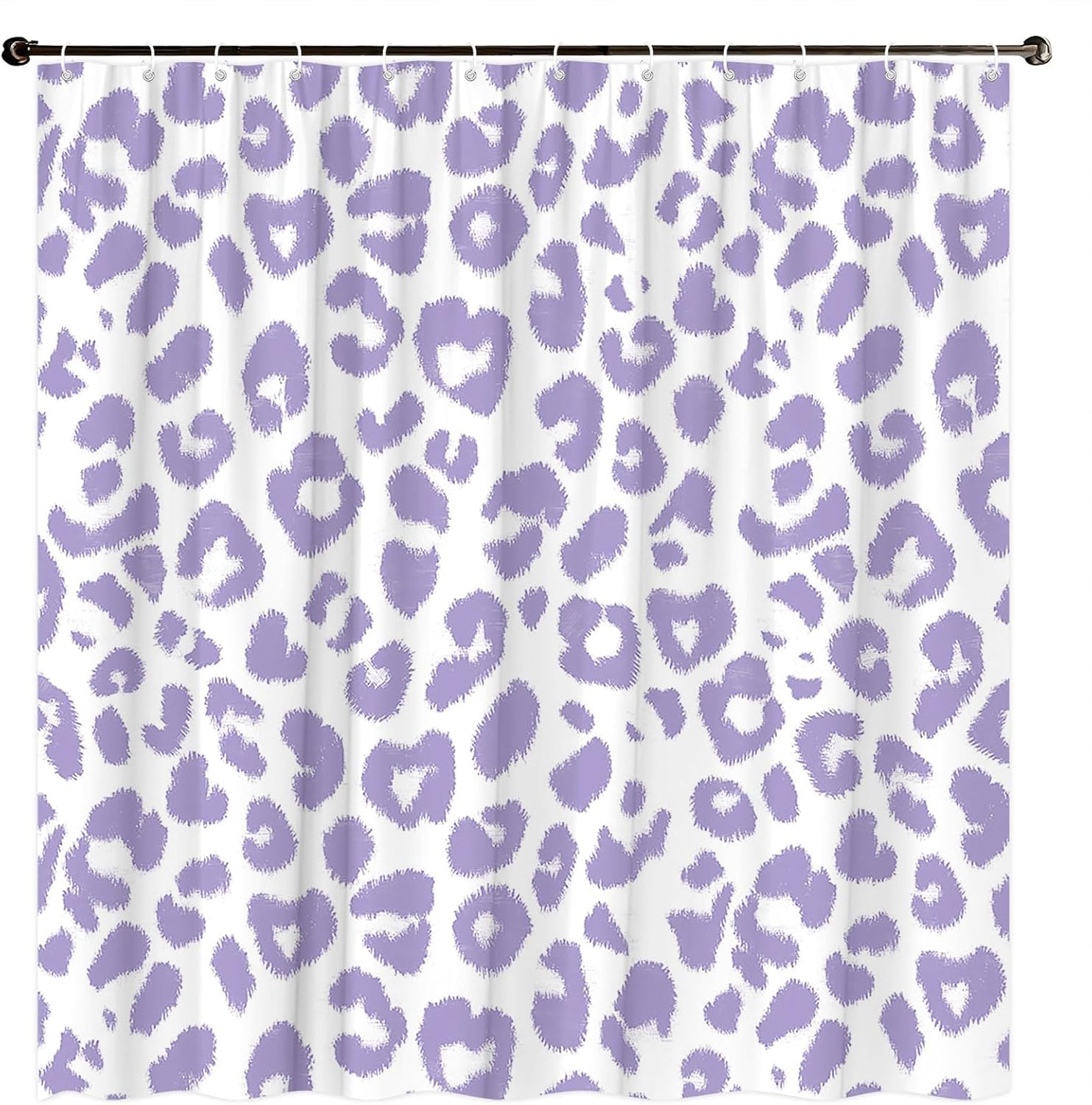 

Leopard Print Shower Curtain Wild Safari Skin Pattern Powerful Cheetah Fur Wildlife Modern Trendy Abstract Minimalist Women Powe 120x180cm