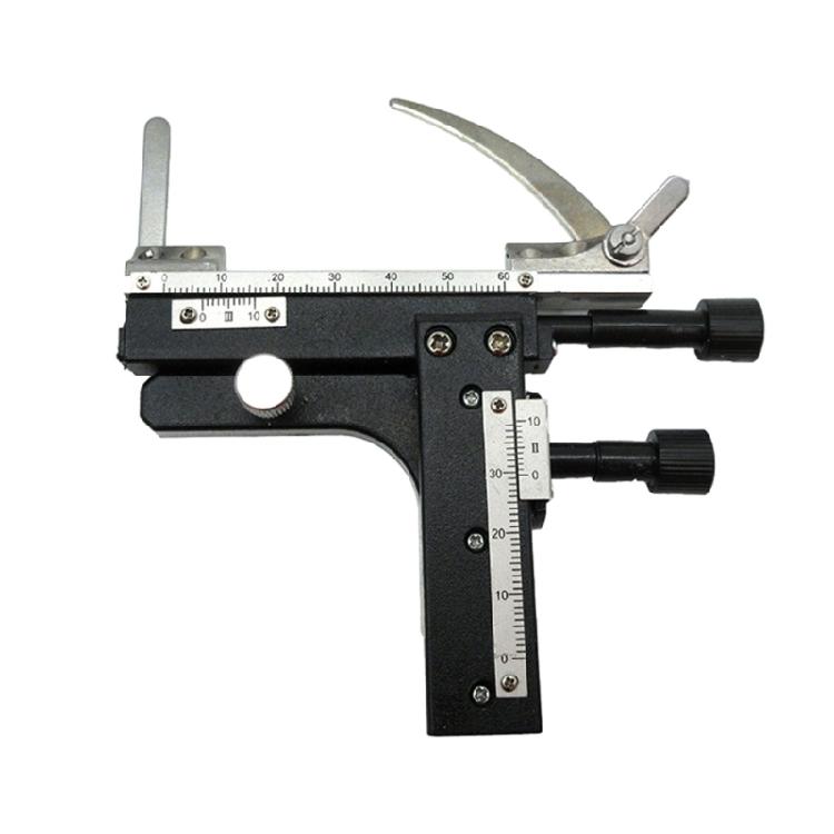 Microscope Movable Caliper Ruler Accessory Professional Accuracy Mechanical Movable Stage With Scale