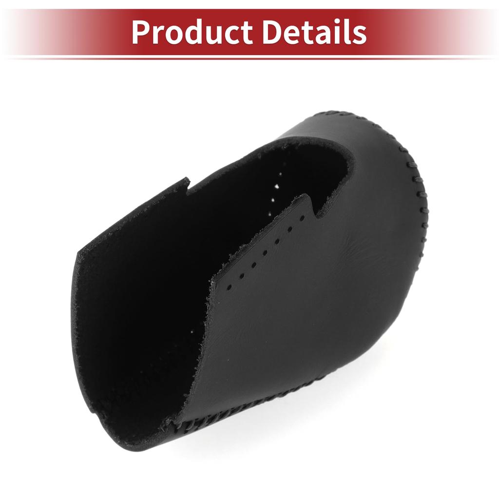 ACROPIX Gear Shift Knob Compatible with Honda Black Faux 1pc Cover, HR-V 2023-2024, Leather,