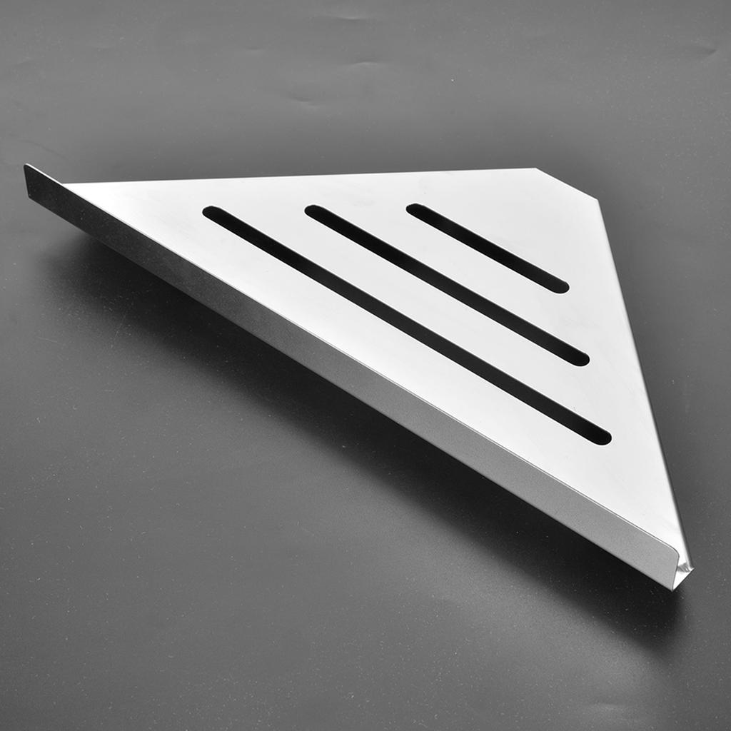 Dreieckiges Aufbewahrungsregal aus Edelstahl Dusch-Eckregal Rack Organizer für Zuhause