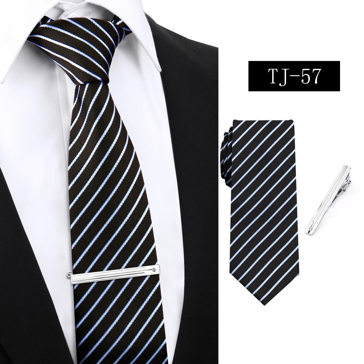 Men s Striped Red & Blue Faux Silk Tie 7.5cm - Formal Hand-tied Business Accessory