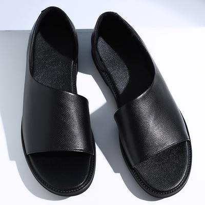 2024 Sommertrend Persönlichkeit Vietnamesische Hausschuhe Herren Outdoor Leder Strandschuhe Herren Ledersandalen