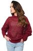 Malika Sweater Burgundy Color