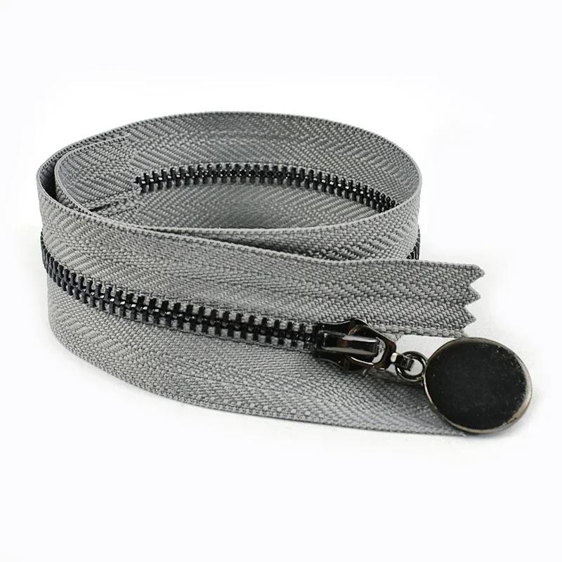 Meetee 3/5 Bucăți Kit de Reparație Fermoar Metalic #3 15-30cm Capăt Închis 40-70cm Capăt Deschis Fermoare pentru Buzunar Îmbrăcăminte Accesorii de Cusut