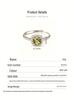 Princess Diana Style Zodiac Stone Ring with Colored Gemstones & Diamonds in S925 Silver