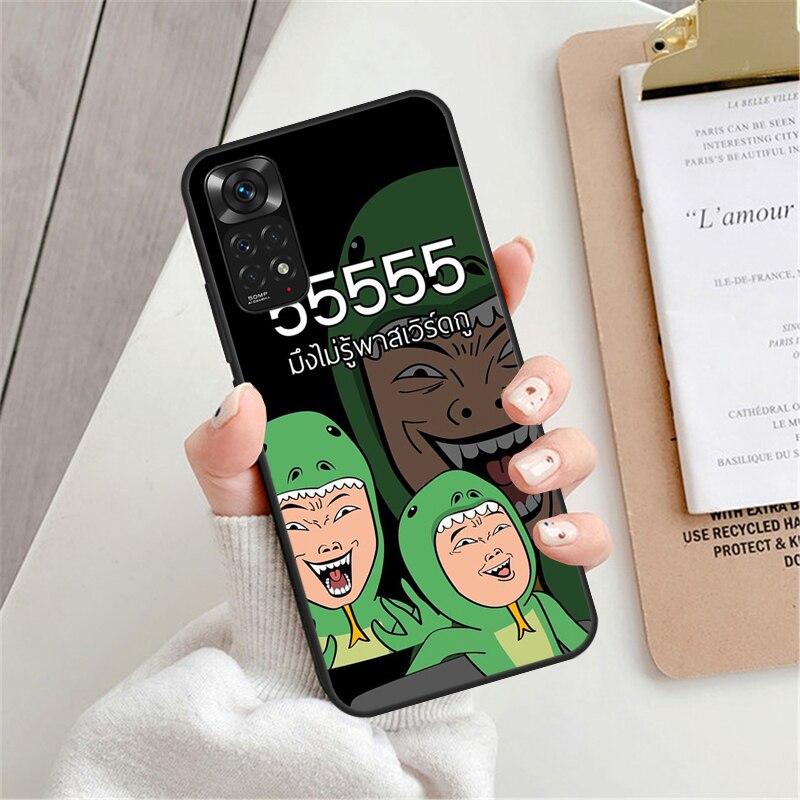 Śmieszne etui z kreskówkową postacią online dla Xiaomi Redmi 9 10 9C 10A 10C Pokrowiec dla Redmi Note 7 8 9 10 11 Pro 8T 9S 10S 11S