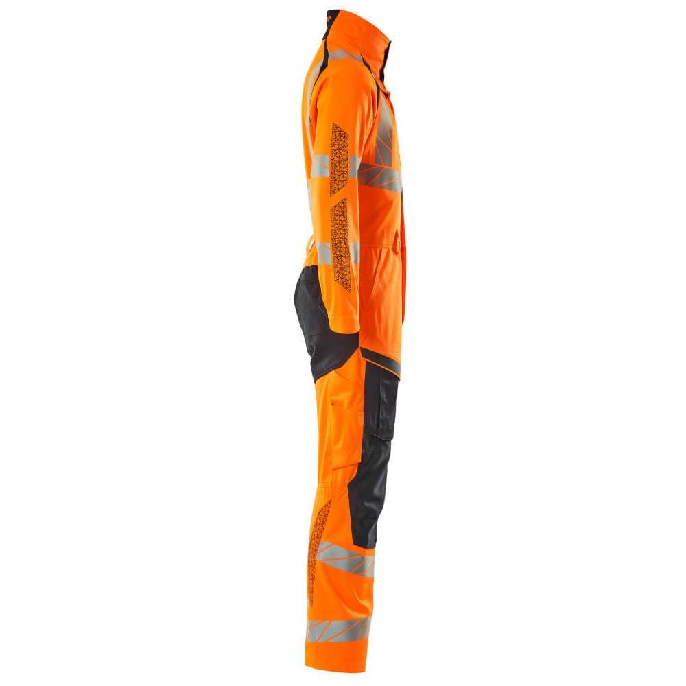 Mascot Mens Accelerate Safe Hi-Vis Knee Pad Pockets Work Overalls