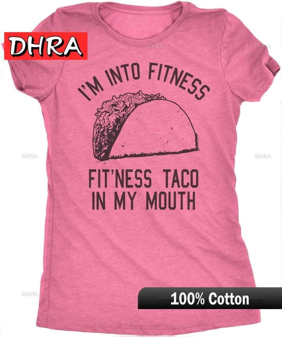 

Womens Fitness Taco Funny Gym T Shirt Cool Humor Graphic Muscle Tee for Ladies Minimalist Comfy Edgy Tshirts Cute Funny Retro 4XL