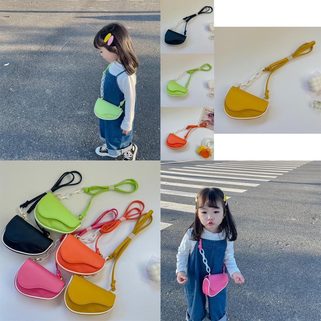Stylish Mini Saddle Bag For Girls Fashionable Korean Design Winter Accessory For Kids