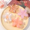 4pcs Egg Flower Grab Clip Female Summer Back of the Head Half Tie Hair Clip Large Shark Clip Hair Card Headdresse Gift