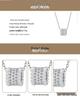 S925 Sterling Silver Moissanite Pendant Necklace – Slim Waist Design with Micro-set Diamonds