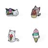 Cartoon Trendy Cat Brooch Pin Unique Personal Style Ideal For Fixing And Waist Cinching