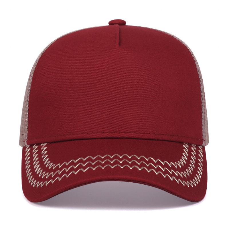 Plain Blank Baseball Cap Unisex Trucker Hat Breathable Dad Hat Adjustable Sun Hat Strapback Hat Classic Visors