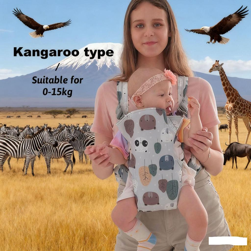 Multifunctional Baby Carrier & Front-Facing Waist Stool for Outings