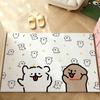 Cute M-Malteses Carpet Bathroom Anti-slip Mat Door Mat Home Decoration Mat Entrance Door Mat Scratch-resistant Door Mat