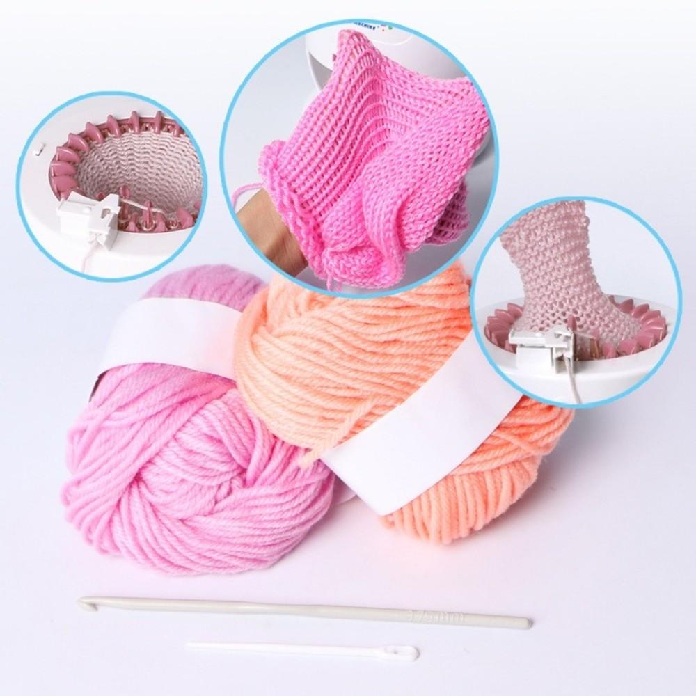 22-Needle Automatic Knitting Machine Rotating Loom Beginner-Friendly Weaving Sewing Machine DIY Craft Hand Knitting Weaving Tool