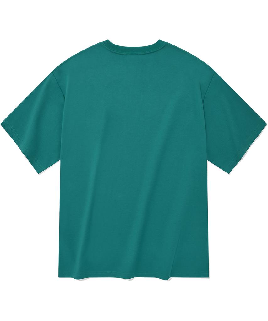 COVERNAT Silket Round T-Shirt Turquoise