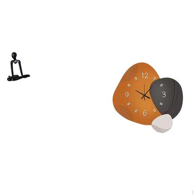 Abstract Modern Sculpture Clock Ornament for Bedroom Bathroom Bookshelf Cabinet Fireplace Restaurant