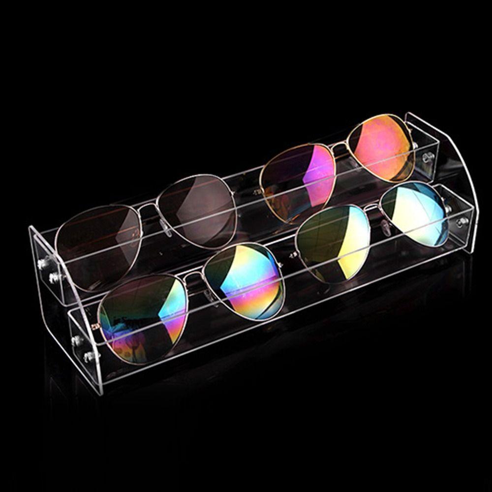 Polish Shelf Storage Box Jewelry Organizer Sunglass Display Rack Glasses Frame Tray Acrylic Stand