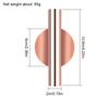 1Pcs Stainless Steel Vase Wall Holder Flowerpot for Home Wedding Decoration Livingroom Wall Mirror Vase Room Decor Accessories