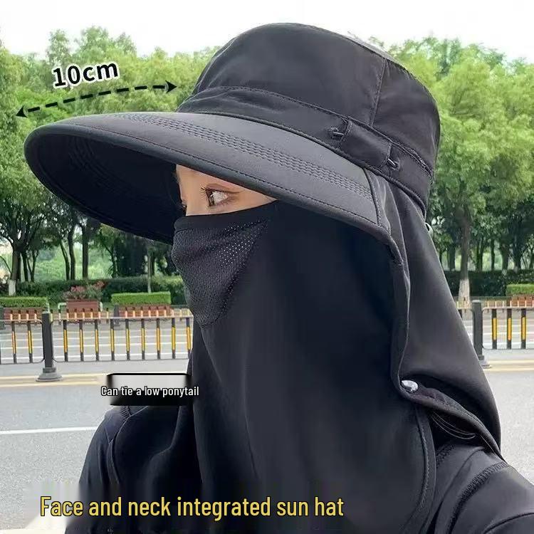 Women's UV Protection Sun Hat with Breathable Face Shield & Neck Guard