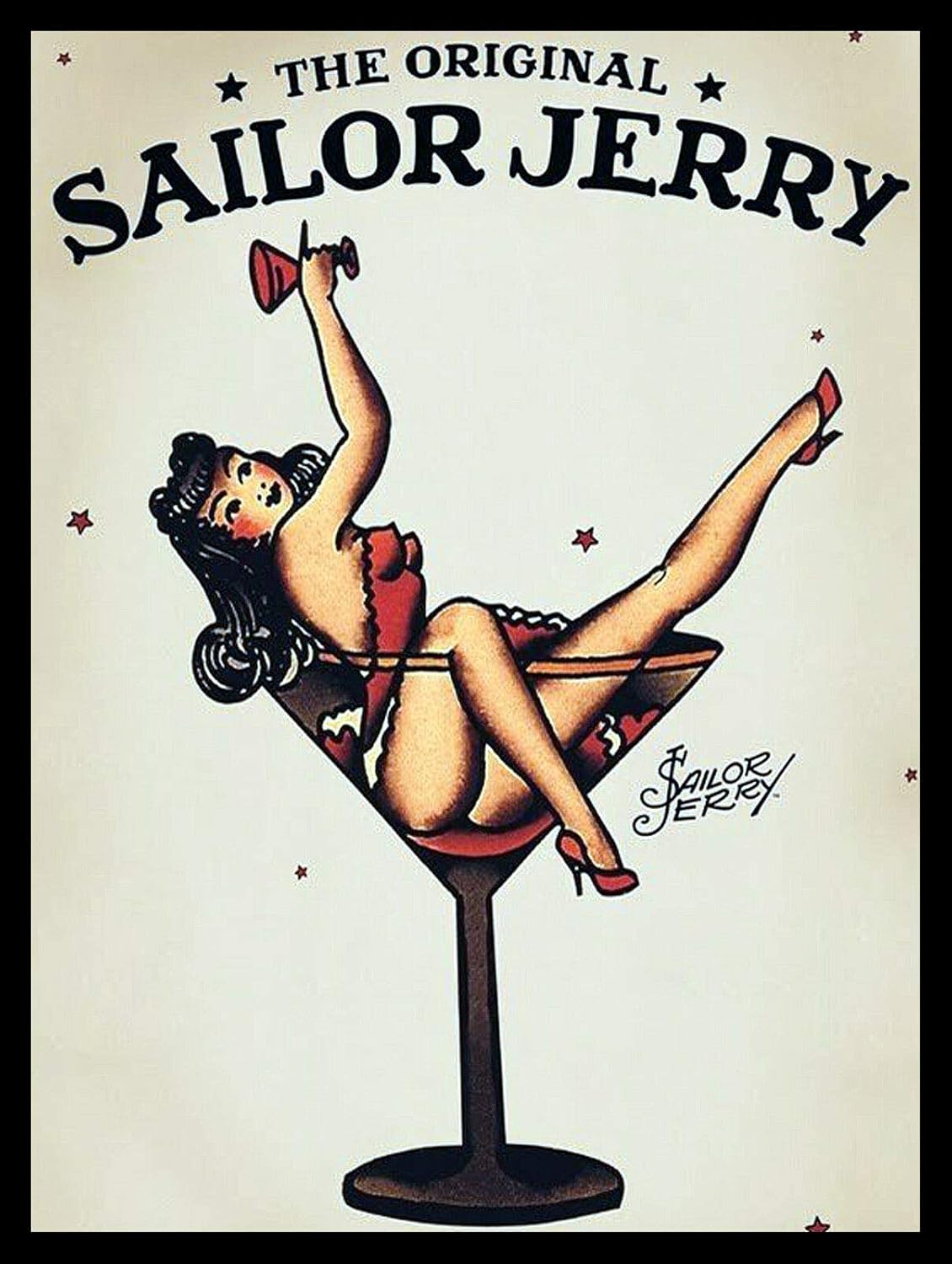 

Vintage Sailor Jerry Rum Aluminium Metal Tin Sign Home Poster Bar Pub DecorAluminum 20x30cm（7.8x11.8inch）