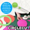 CIRCLECUT Kreisschneider Papier Zirkelschneider Rundschneider mit Ersatzklingen