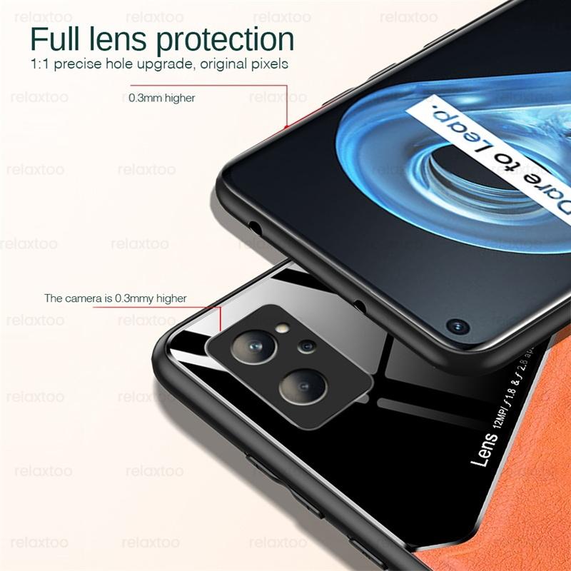 Leather Car Magnetic Holder Cover For Realme 9 Pro Plus Pro+ ProPlus Realme9 9Pro+ 5G Soft Frame Shockproof Coque Realmi 9i Case
