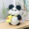 Plush Panda Keychain With Soft Cord For Backpack And Key Holder Gift