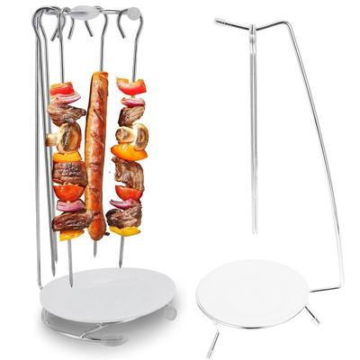 Lehká sada BBQ špízů Nerezový závěsný stojan na špízy Snadno použitelný Vertikální rošt Párty