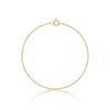 Lunne 14K Mini Bead 0.3 Curve Chain Bracelet (14K Gold) #Lfb11
