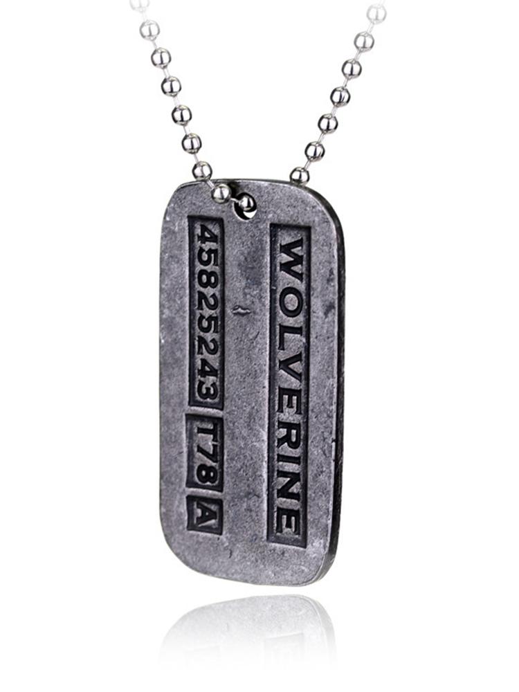 Bijuterii cu Pandantiv Câine Wolverine X-Men Marvel Pentru Bărbat și Femeie