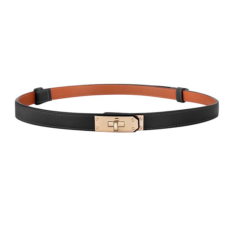 

Высококачественный женский кожаный пояс для утягивания талии с пряжкой из сплава Total Length 105