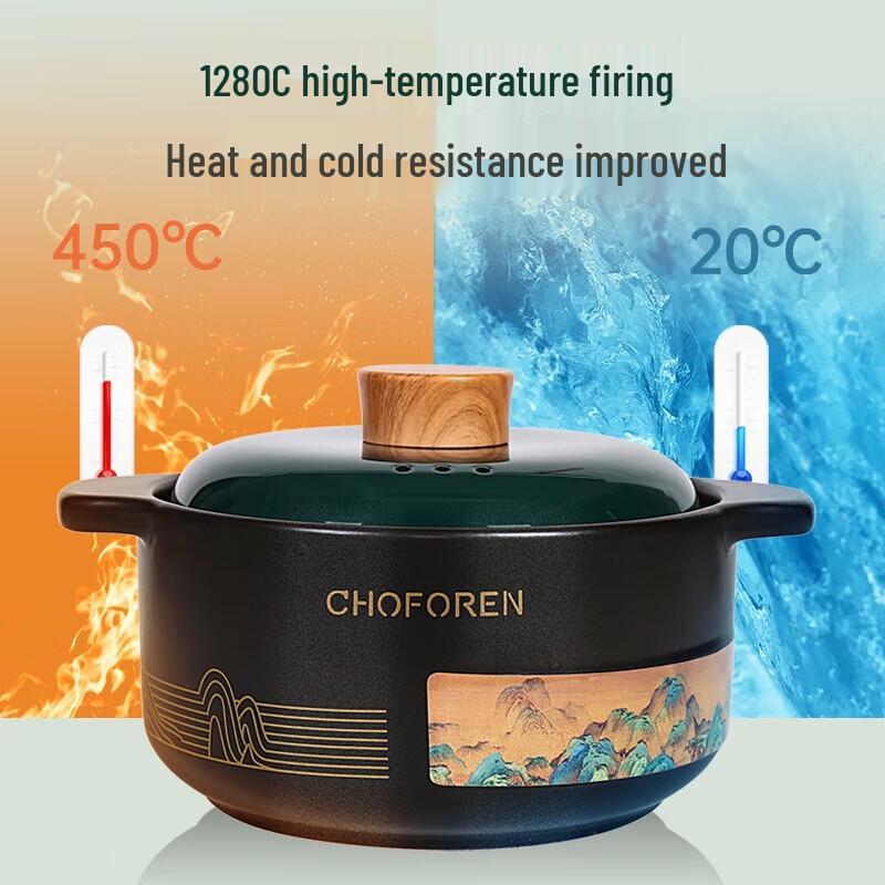 CHOFOREN Thousand-Mile Rivers Ceramic Casserole Pot