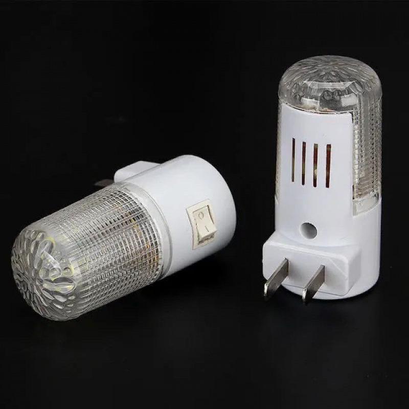 Energy-Saving 3W LED Night Light with Switch for Bedroom and Desk