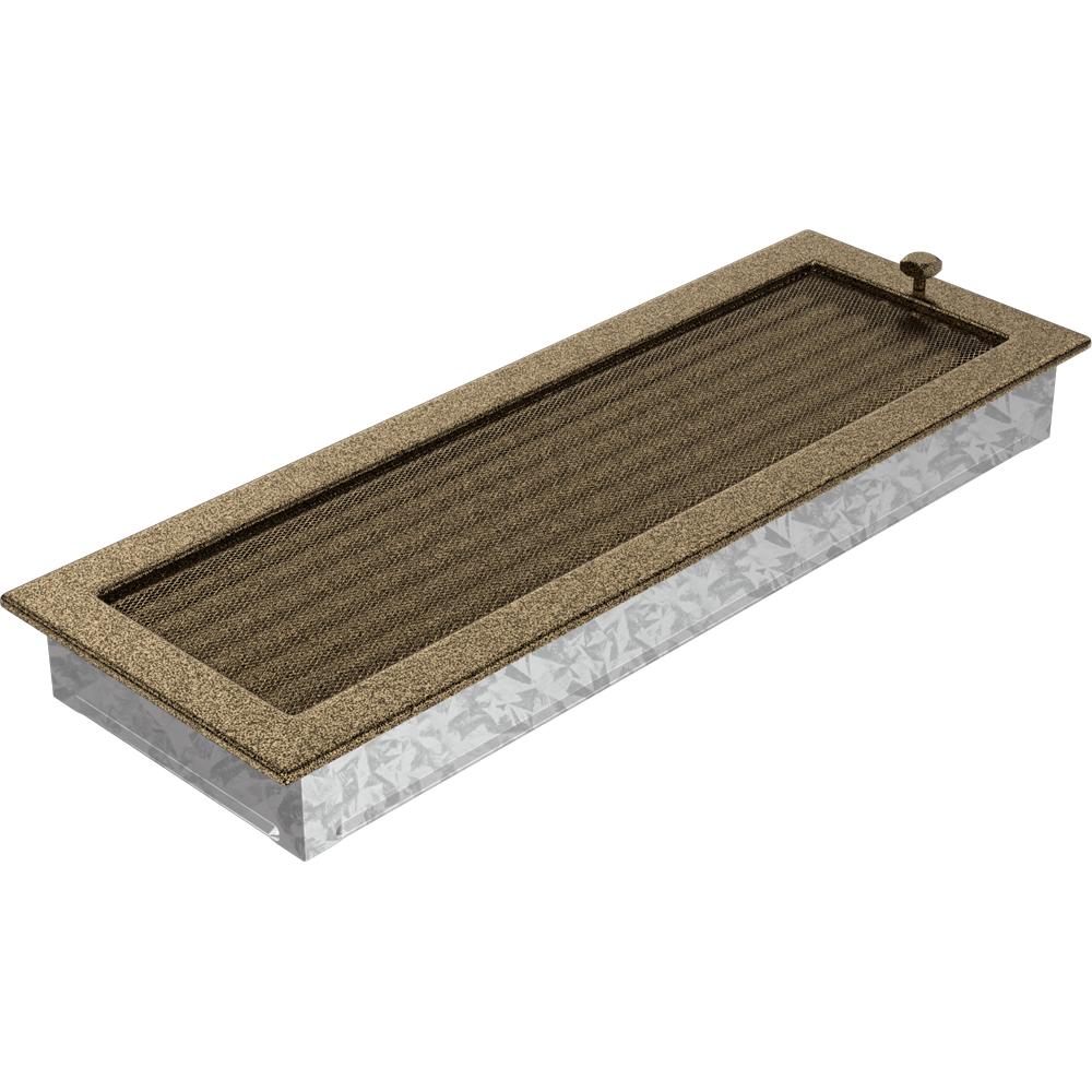 Vent Cover 17x49 Black and Gold with Blinds