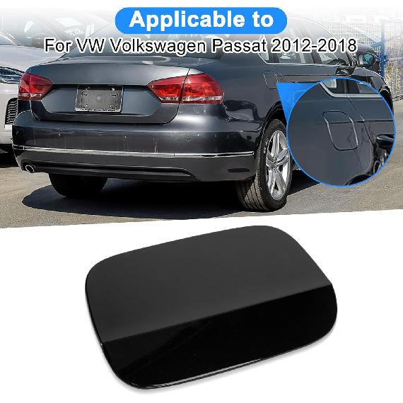 Deckel Gastank Kraftstoffklappe Abdeckkappen - PSLER VW Passat 2012 2013 2014 2015 2016 2017 2018 561809857(Schwarz)
