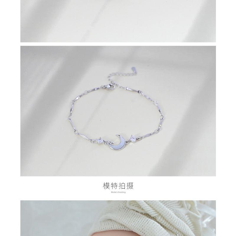 Women Light Luxury Star Moon Mother Of Pearl Bracelet Fashion Hand Jewelry