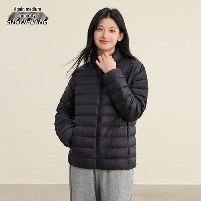 XueZhongFei Women's Lightweight Stand-Collar Down Jacket