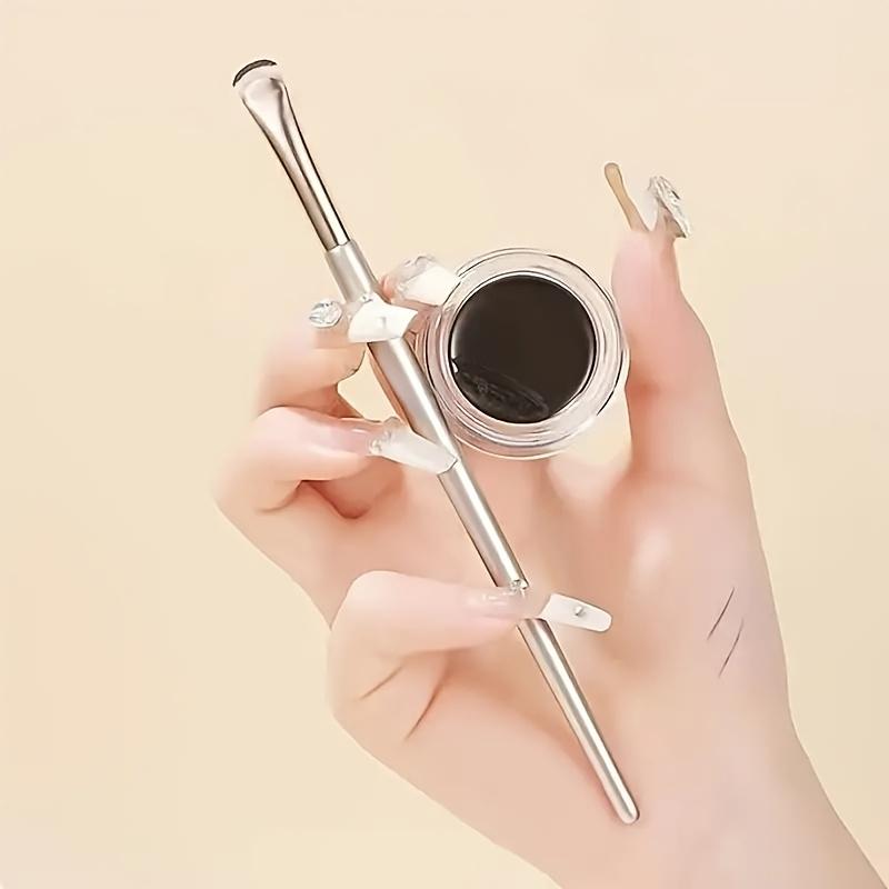 1Pcs Crescent Eyeliner Brush Draw Eyeliner Eyeband Contour Makeup Tools Upgrade half round Blade Eye liner Makeup Brush Thin