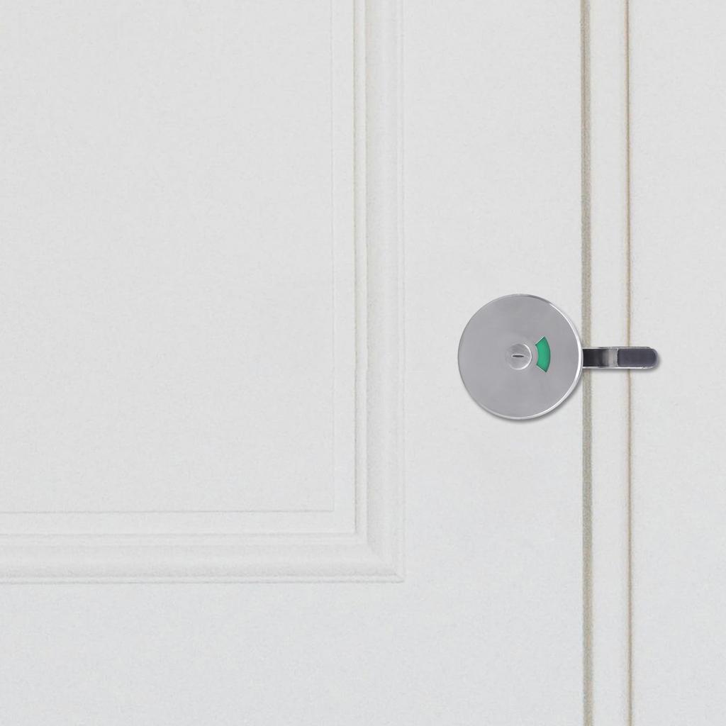 Datenschutzanzeige Schloss Stahl Badezimmertürgriff mit einfacher Installation Gewerbliches Toilettenschloss für Heim- und Bürogebrauch