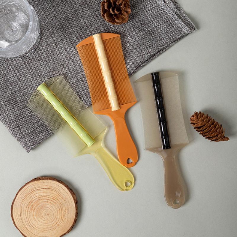 Plastic Lice Comb Double-Sided Super Dense Teeth Remove Dandruff Scalp Cleansing Scalp Massage Comb Flea Removal Hair Tools