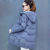 Winter Women Parkas Casual Hooded Jackets Autumn Warm Letter Print Long Female Coat Zipper Outerwear