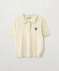 Seteo (W) Classic Collar Half Knit Cream