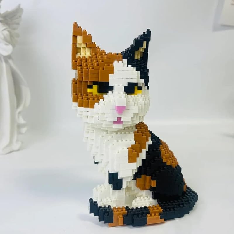 

Конструктор Кошка Домашнее животное Наборы строительных игрушек, Сделай сам Животные Блоки Набор для сборки для взрослых Микро 3D Строительная игрушка Кирпичики Кошки Конструктор Игрушка Подарок для Orange Cat