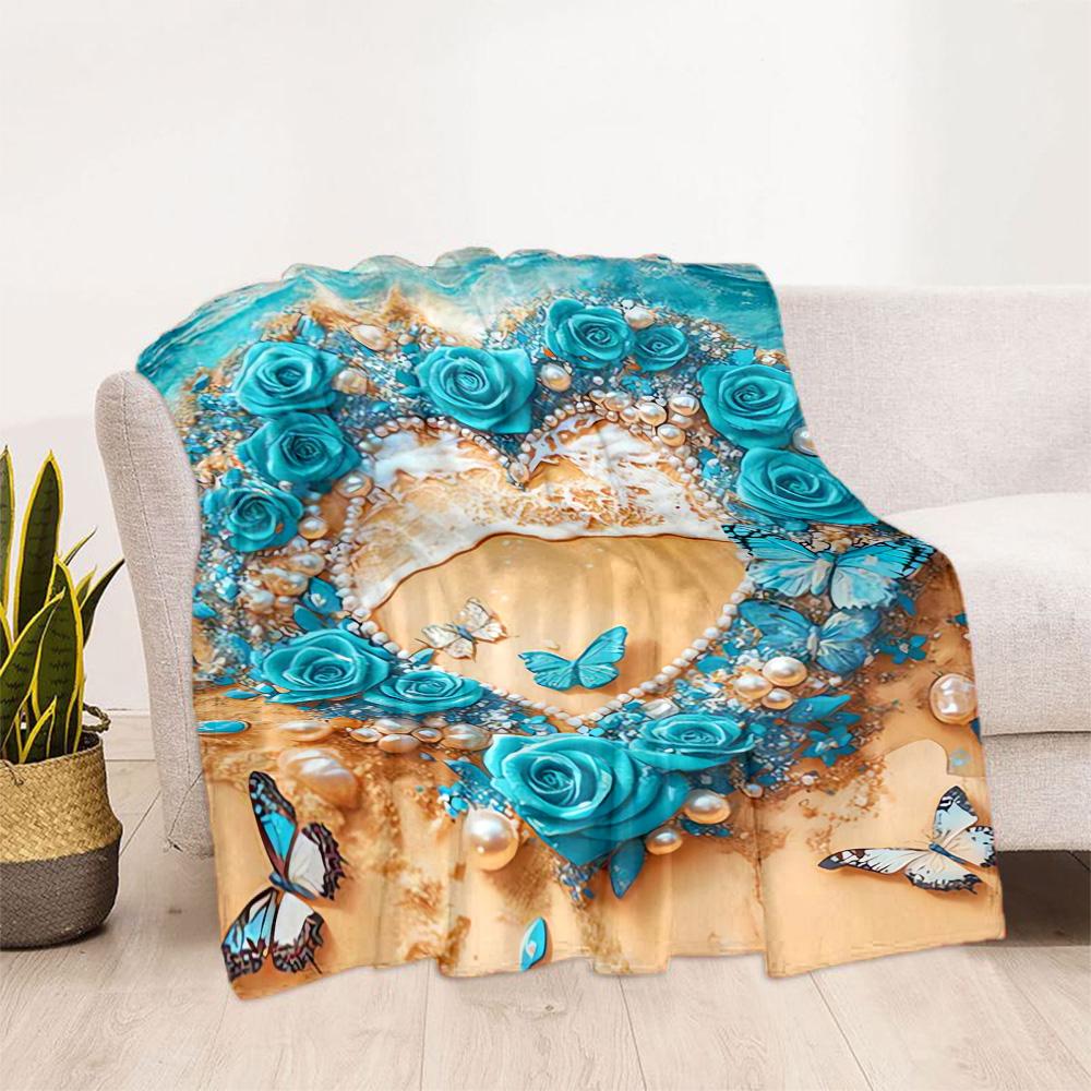 1pc Sunflower Pattern Blanket Comfortable Soft Lightweight Perfect for Travel Camping Picnics Sofa Office Bed Living Room Ideal Gift for Friends