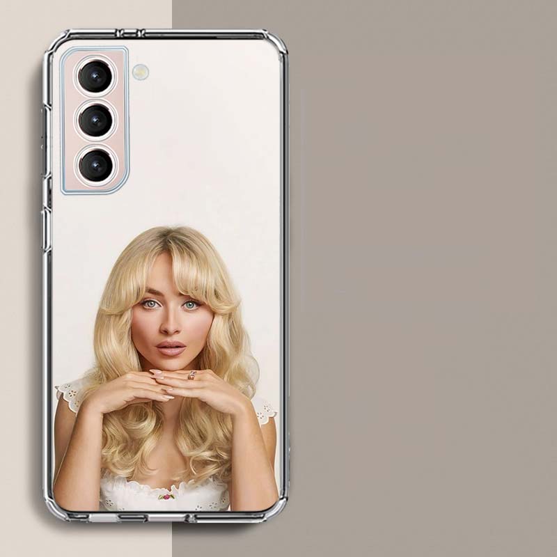 Singer S-Sabrina Carpenter Phone Case For Samsung Galaxy S25 Edge S24 S23 FE S21 S20 S10 Plus S22 S26 Ultra Cover Clear Cases TP