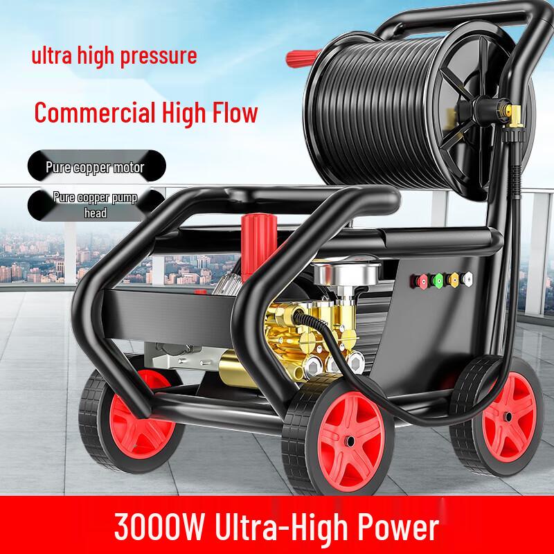 Black Cat Commercial High-Pressure Car Washer CN plug (adapter included)