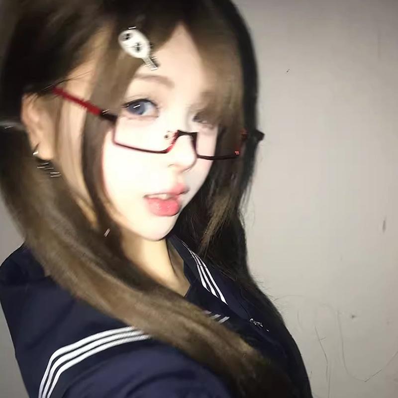 Anime Karakter Cosplay Halve Rand Bril Bril Accessoires Bril Decoratie Bril Hottie Feest Bril